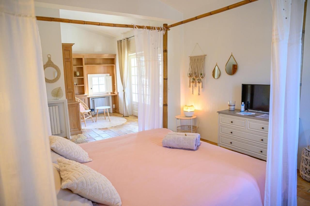 Le Mas de la Source Bed and Breakfast Mougins Exterior foto